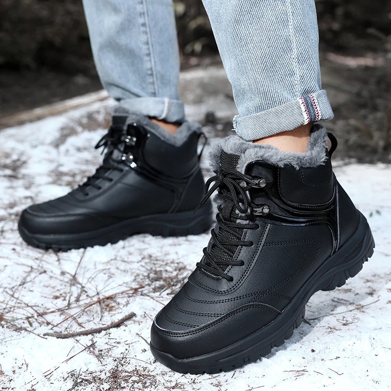 Leather Work For Kids - Herenschoenen Nieuwe wintersneeuwlaarzen Dames Super warme