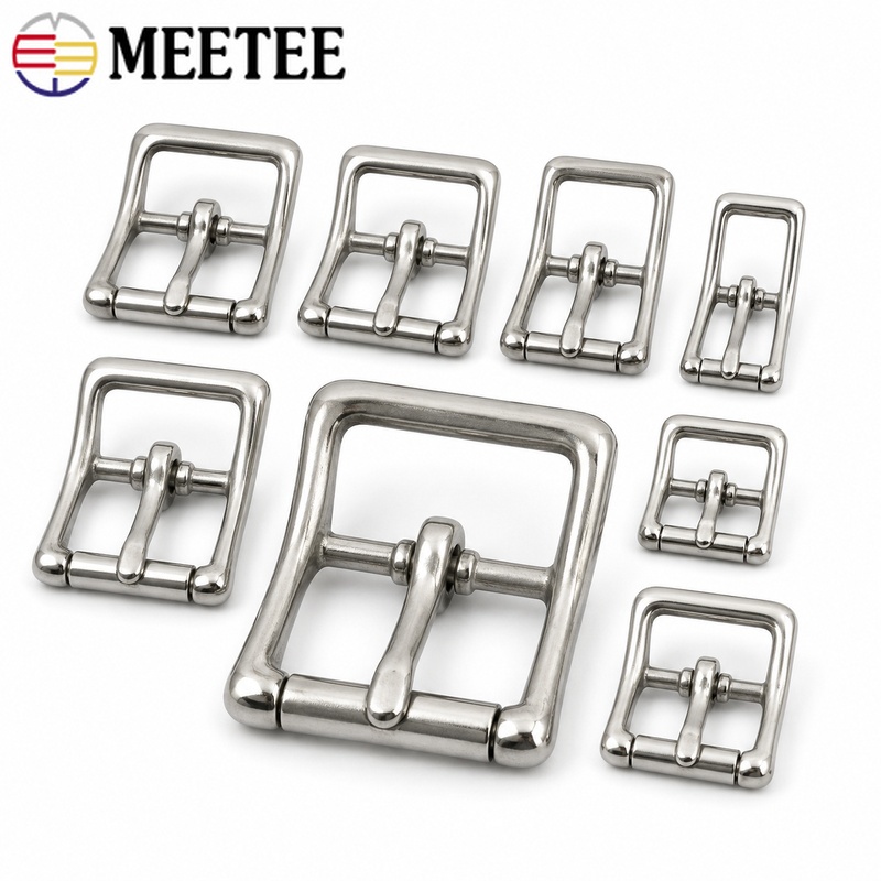 Leatherwork Hardware - 1 stuk 13-27mm roestvrijstalen gespen, verstelbare