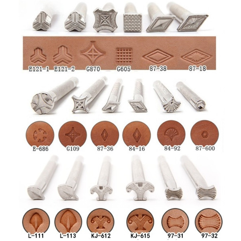 Leather Stamp Set - Nieuwe stijl lederen stempelset, lederen stempels