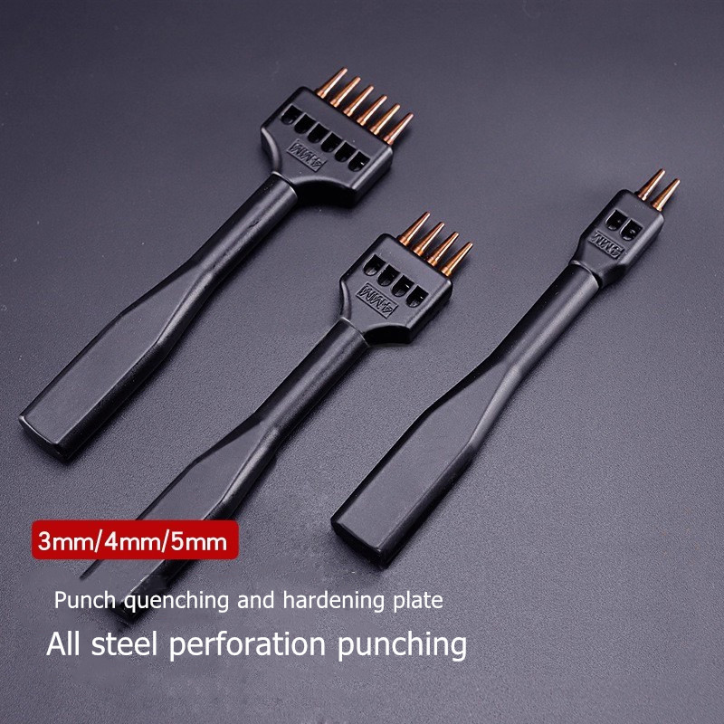 Leatherwork Punching Tool - 1,0 mm stalen lederen ponsset |