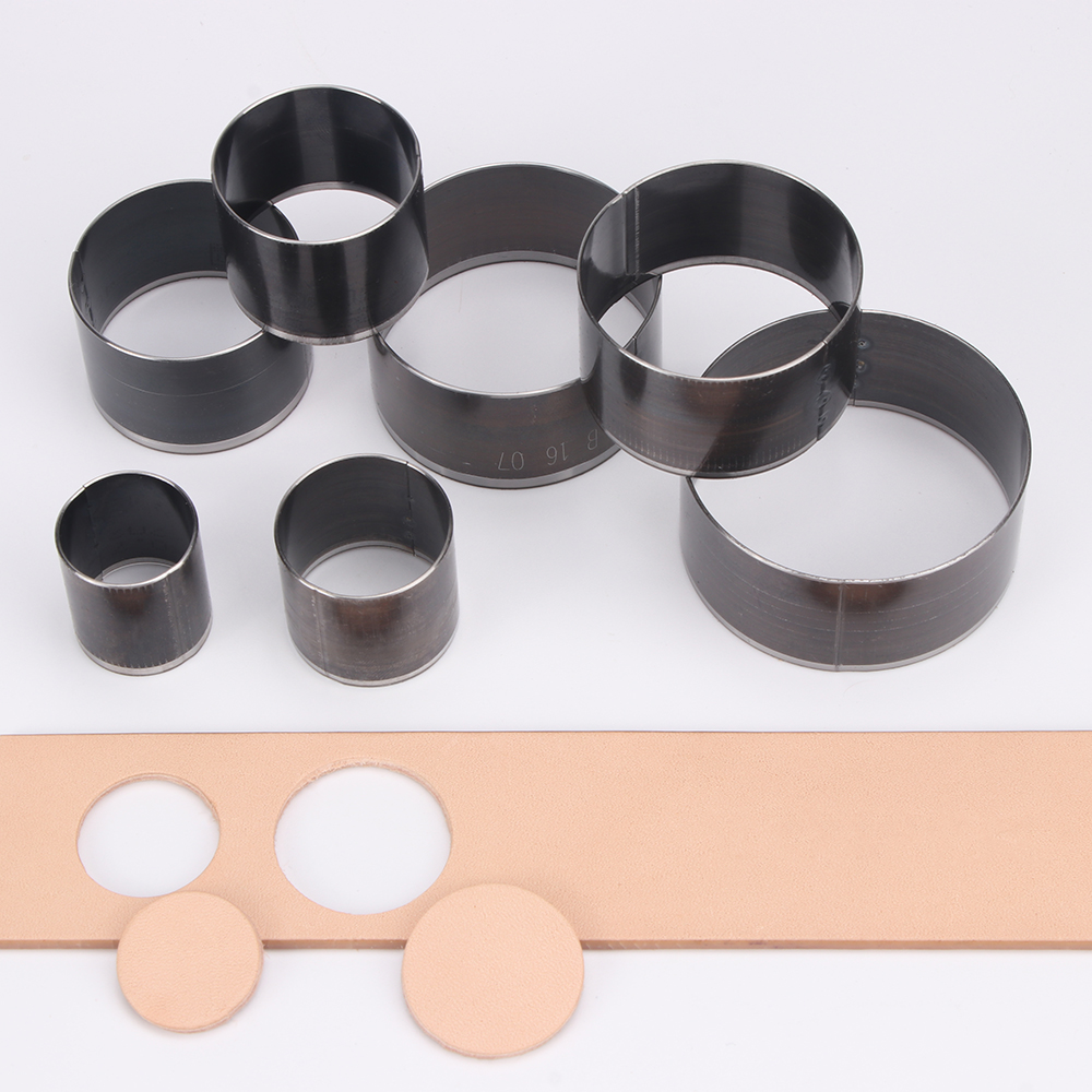 Leatherwork Punching Tool - 7 st/set lederen ronde ponsmatrijs, doe-het-zelf