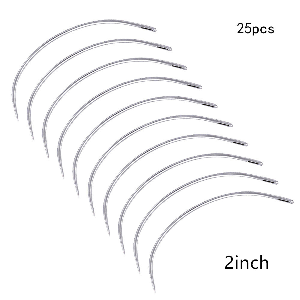 Leatherwork Needles - 25 stuks C Type Gebogen Handgemaakte