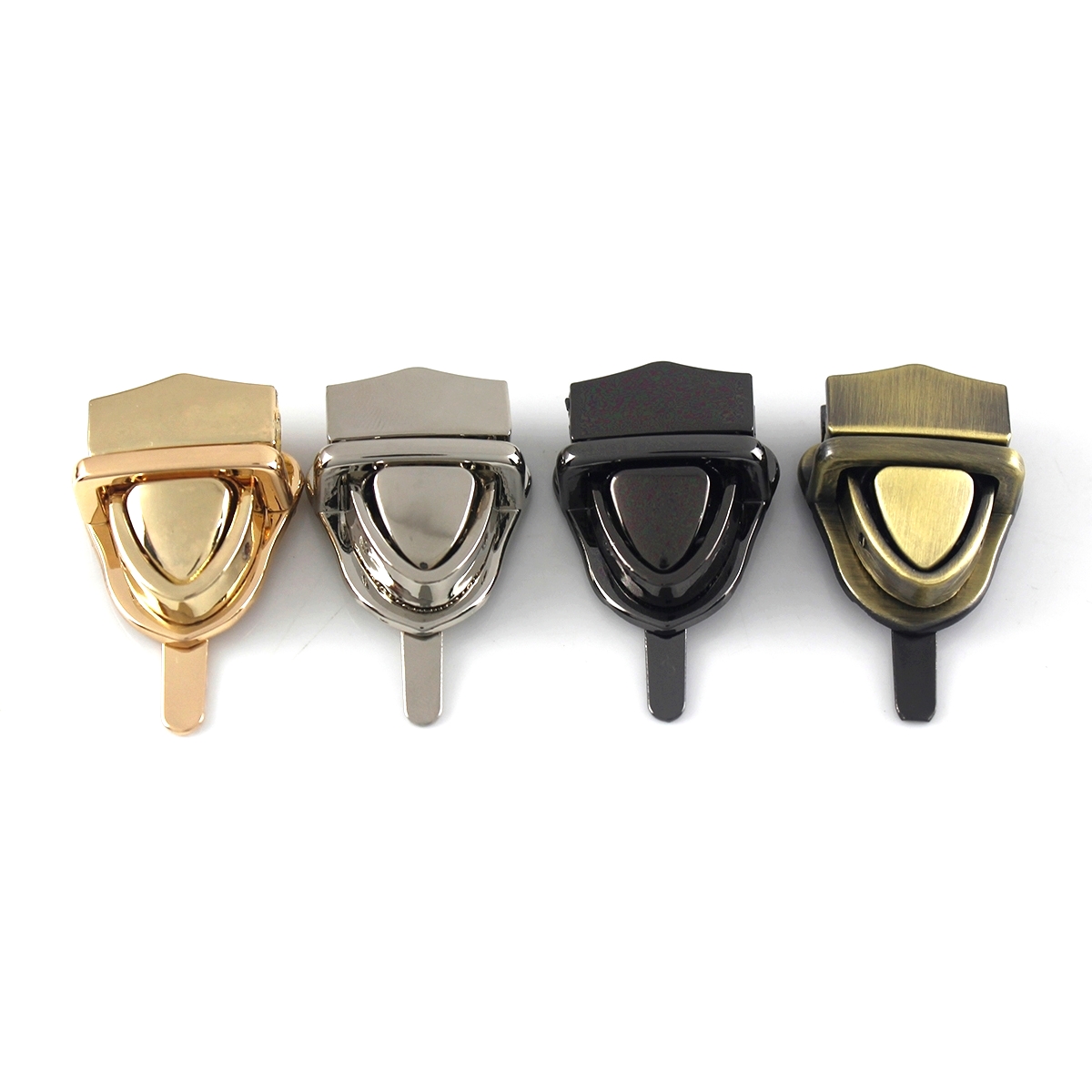 Leatherwork Hardware - 1 Stuk Metalen Tong Lock Insteekslot