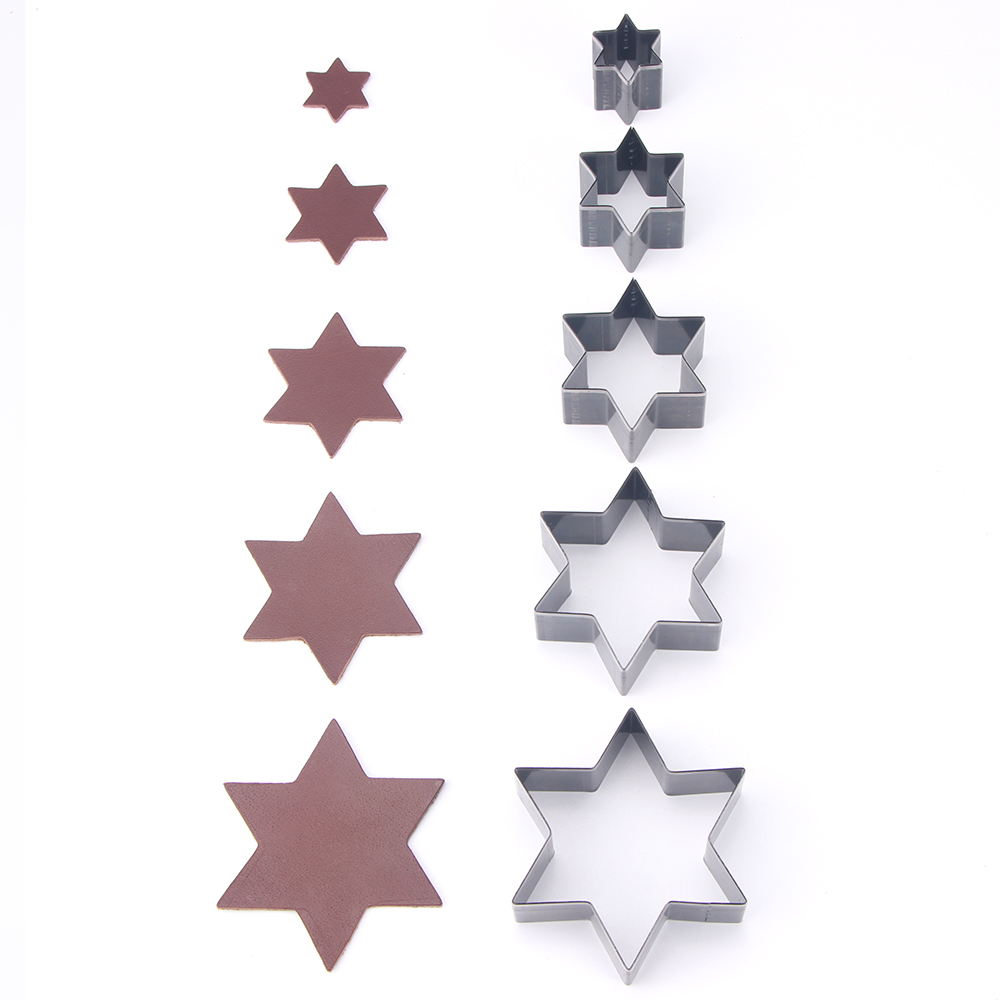 Qjh 5 Stuks Zeshoekige Lederen - Leatherwork Punch recensie en prijs