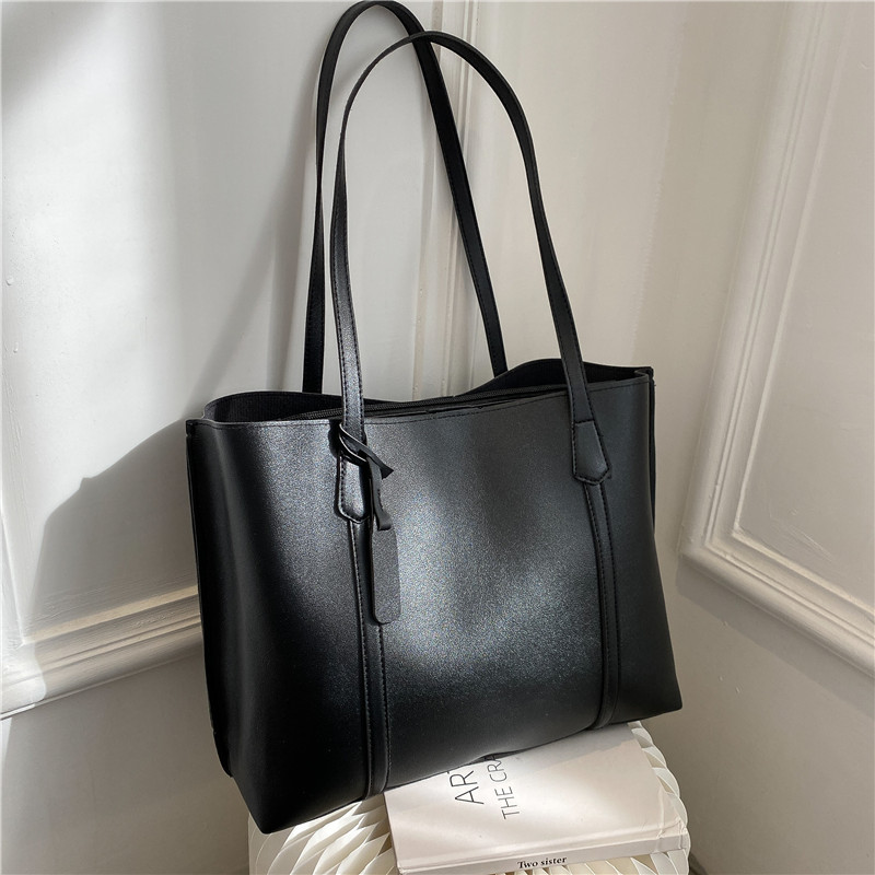Klassieke zwarte handtas van k - Leather Work Handbags For Women recensie en prijs
