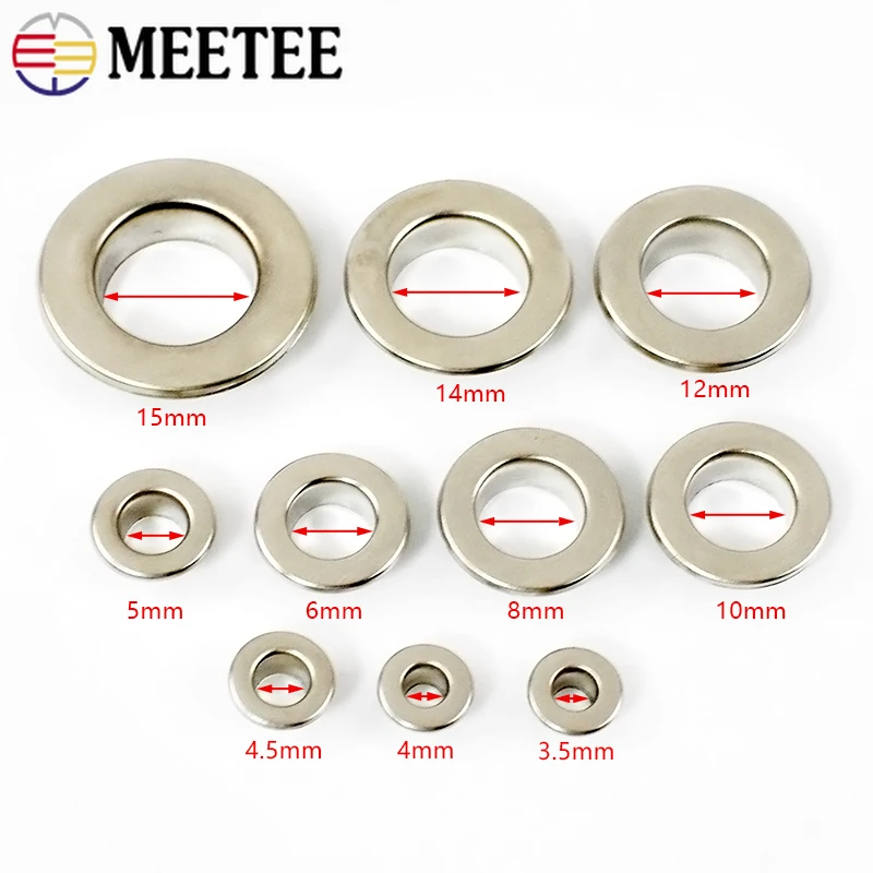 50 Stuks 3.5-15mm Metalen Oogj - Leatherwork Hardware recensie en prijs