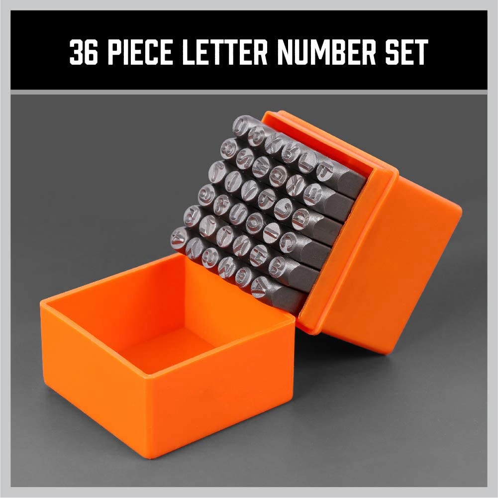 A68P-36-delige 3mm cijfer- en  - Leather Stamp Set recensie en prijs