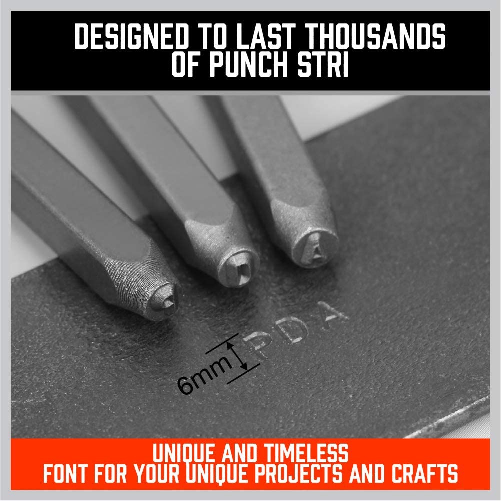 A68P-36-delige 3mm cijfer- en  - Leather Stamp Set recensie en prijs