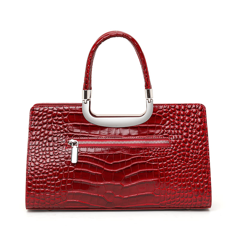 Echte krokodillenleren damesha - Leather Work Handbags For Women recensie en prijs