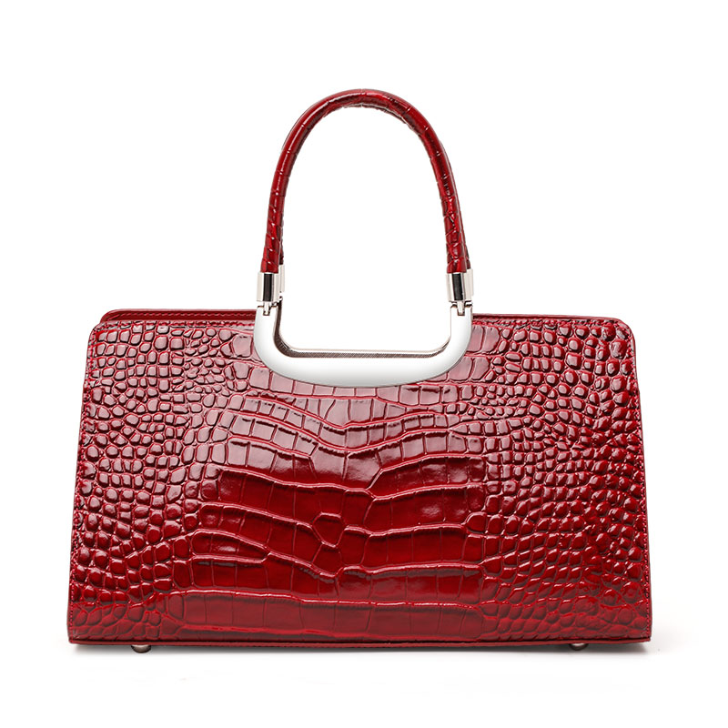 Echte krokodillenleren damesha - Leather Work Handbags For Women recensie en prijs