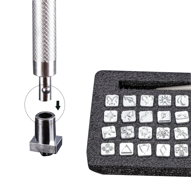 32 Stks/set Stalen Stansen Kit - Leather Stamp Set recensie en prijs