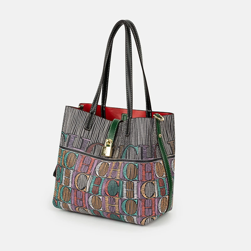 CH Art Color bedrukte handtas  - Leather Work Handbags For Women recensie en prijs