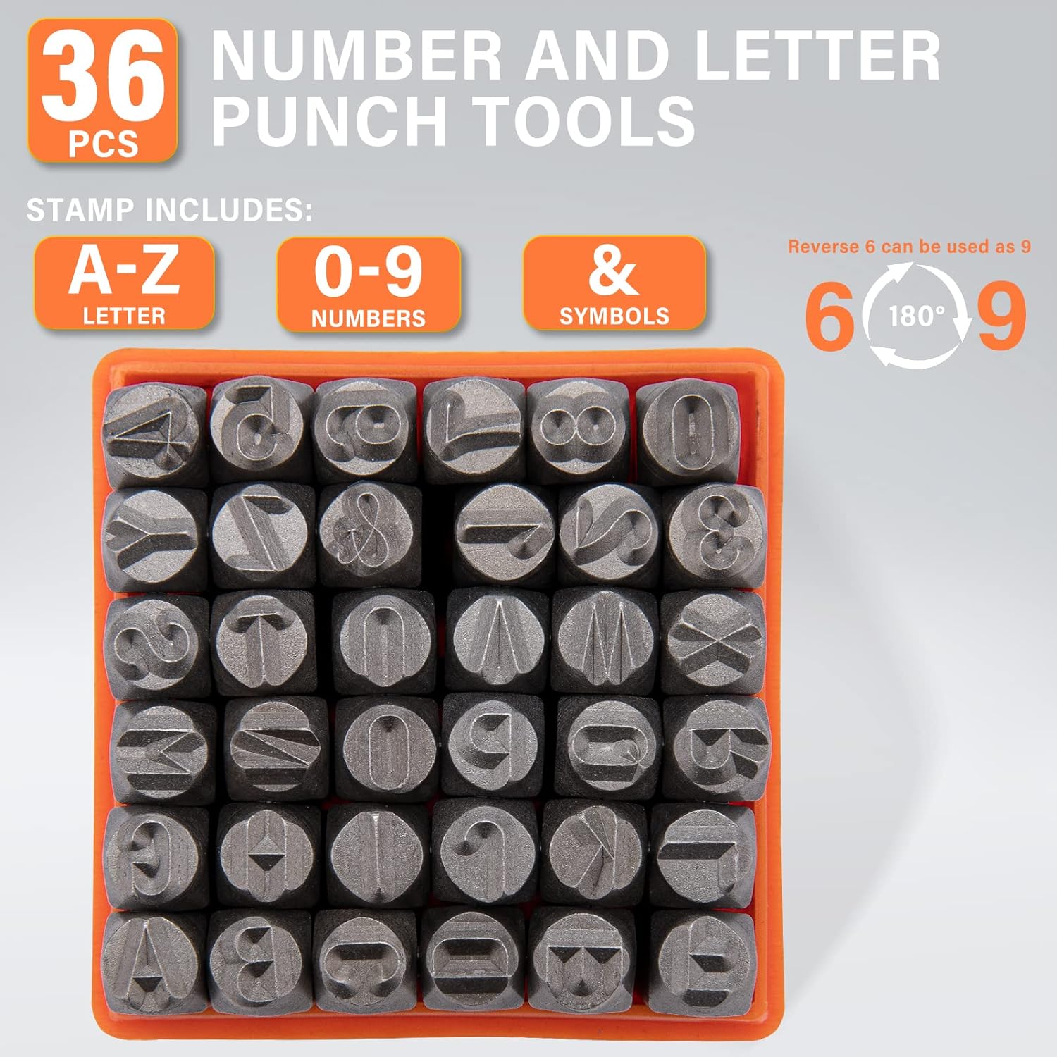 2-8mm 36-delige alfabet- en ci - Leather Stamp Set recensie en prijs