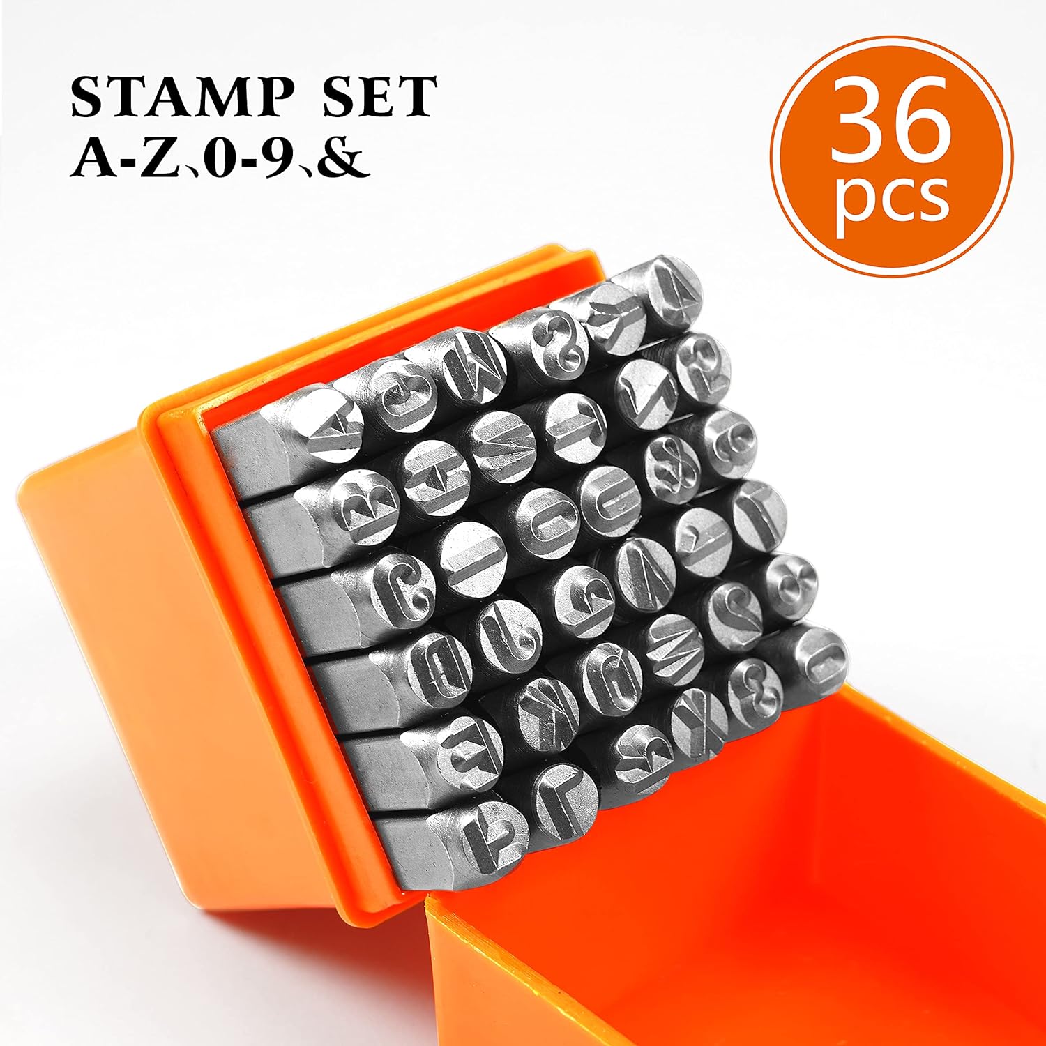 2-8mm 36-delige alfabet- en ci - Leather Stamp Set recensie en prijs