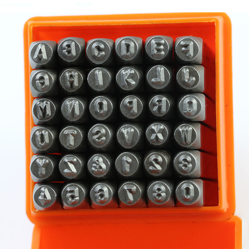 36 Pcs Punch Rvs Brief Nummer  - Leather Stamp Set recensie en prijs