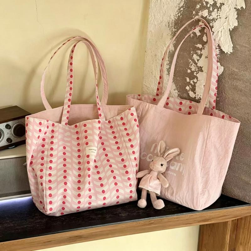 1PC omkeerbare canvas draagtas - Leather Work Handbags For Women recensie en prijs