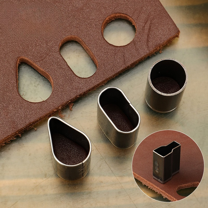 5 stks/6 stks korte kop holle  - Leatherwork Punching Tool recensie en prijs