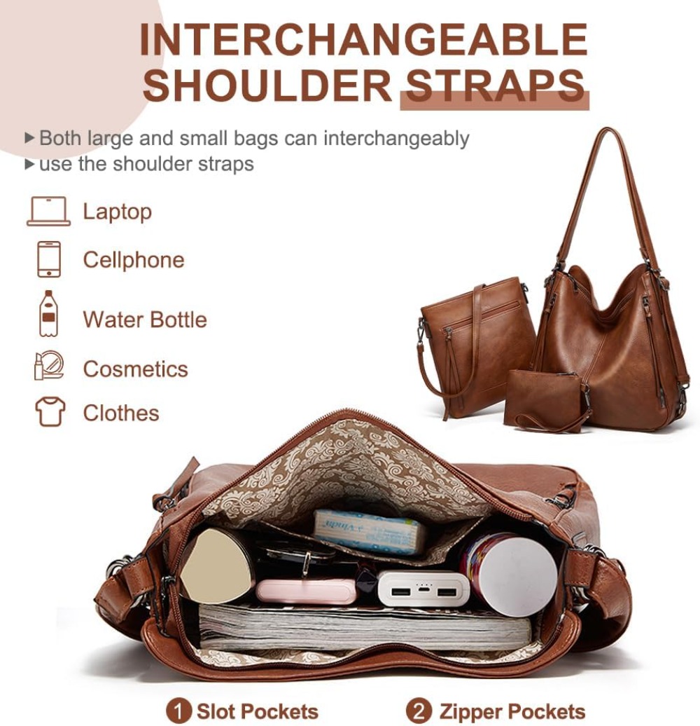 Luxe dames handtas van PU leer - Leather Work Handbags For Women recensie en prijs