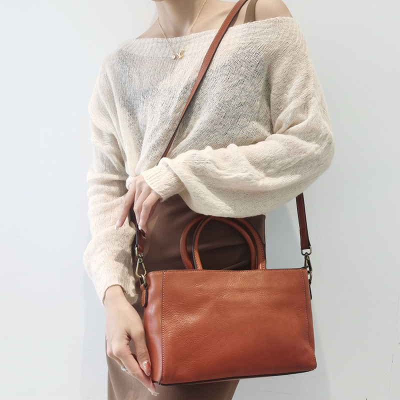 Top-Handtassen Vrouwen Natuurl - Leather Work Handbags For Women recensie en prijs