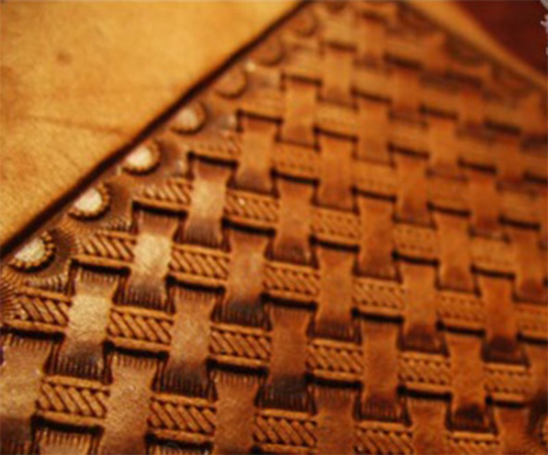 Geweven patroon Handwerk uniek - Unique Leather Work recensie en prijs