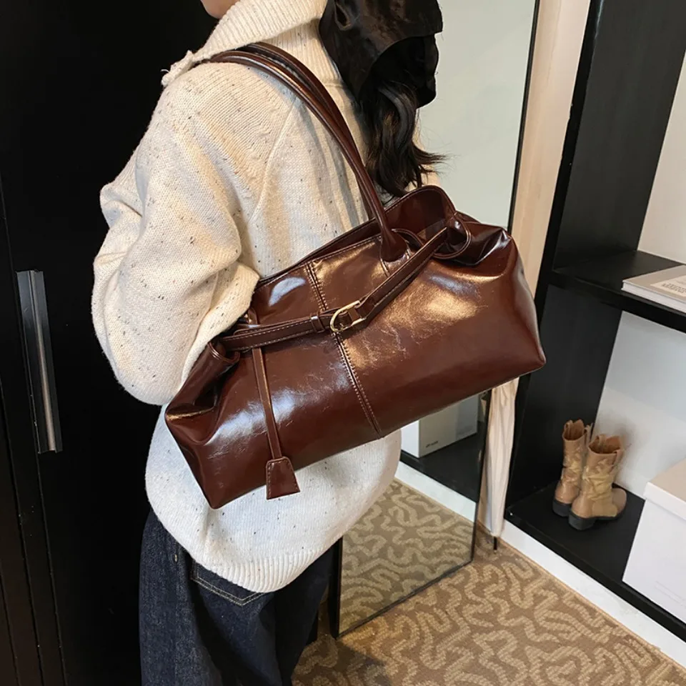 Winterolie PU lederen hobo han - Leather Work Handbags For Women recensie en prijs