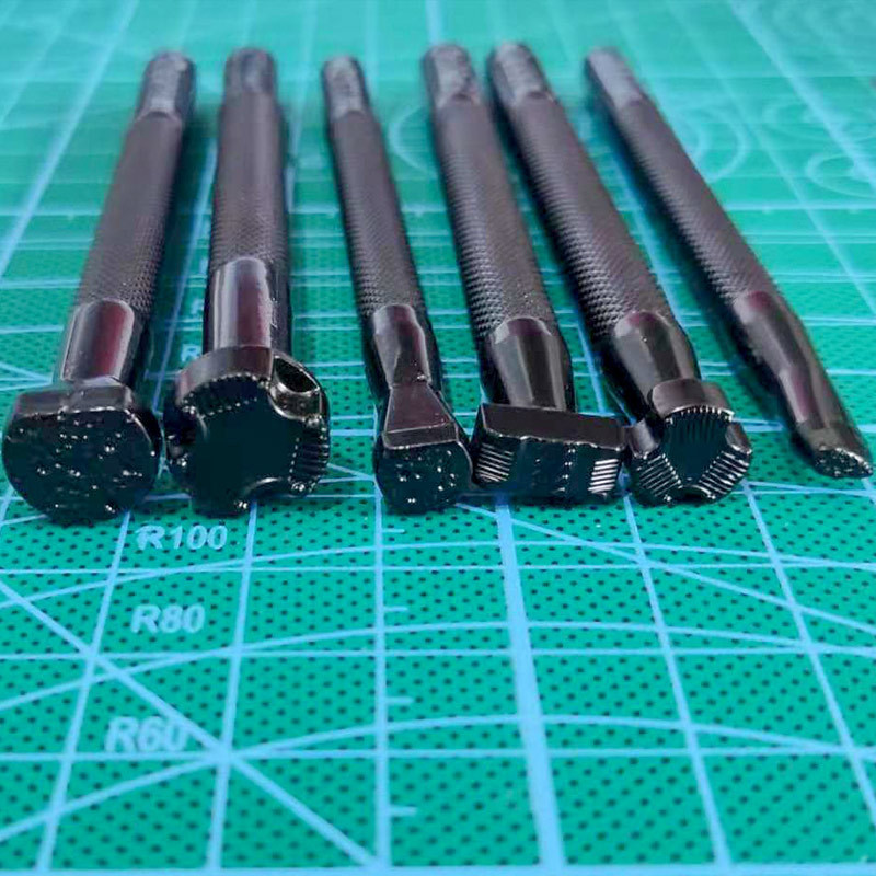 6 Stuks Lederen Printtool Lege - Leather Stamp Set recensie en prijs