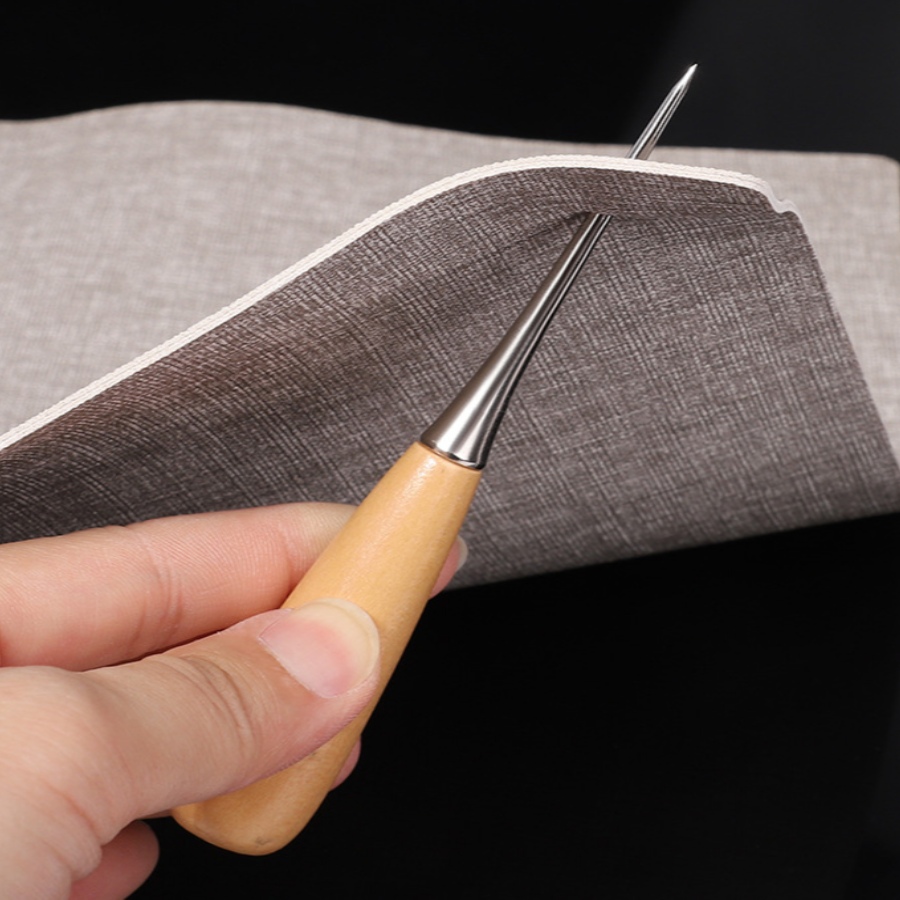 2 stuks lederen handnaaigereed - Leatherwork Punching Tool recensie en prijs