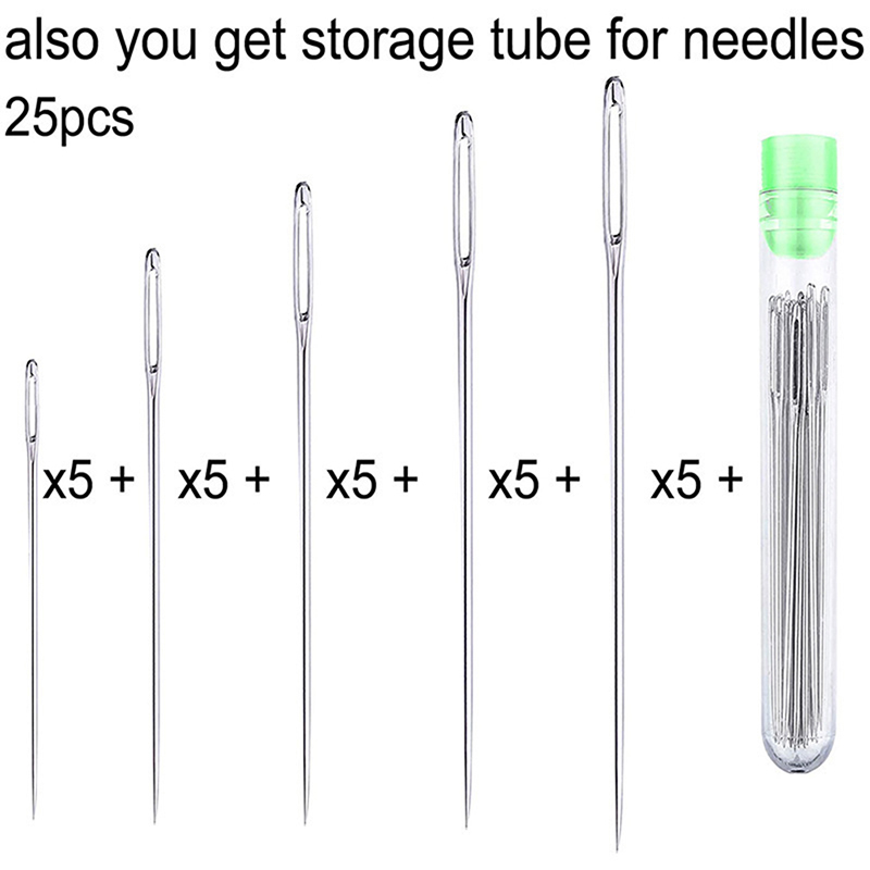 25 Stuks Grote Oog Stiksels Na - Leatherwork Needles recensie en prijs