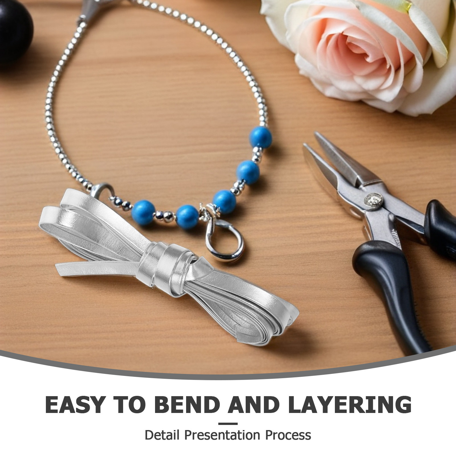 2 stuks 8 mm kunststof band vo - Leatherwork Jewelry recensie en prijs