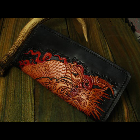Drakenpatroon handgemaakte uni - Unique Leather Work recensie en prijs