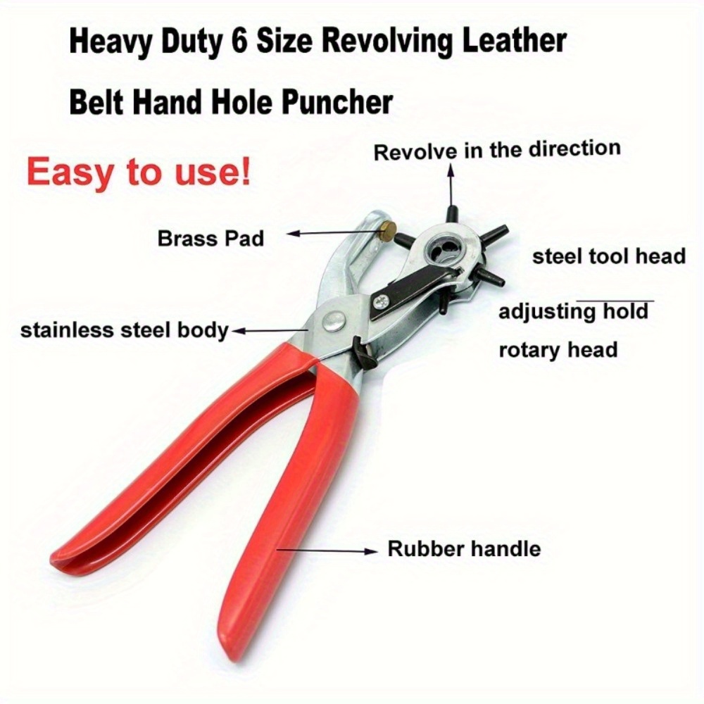 1 stks Heavy Duty roterende le - Leatherwork Punching Tool recensie en prijs