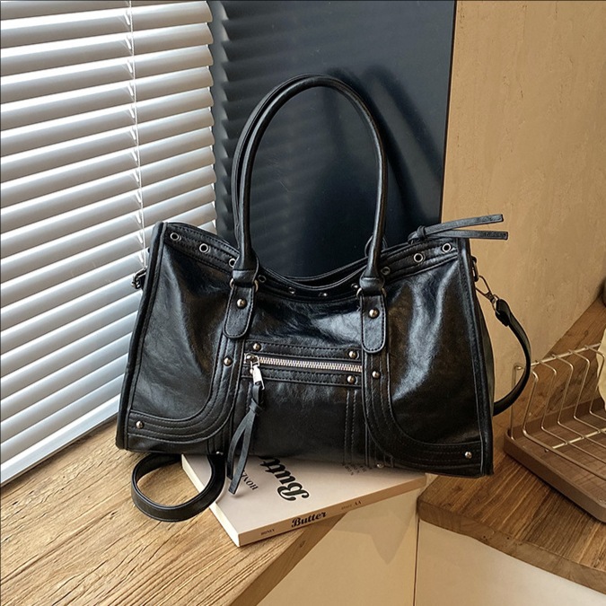 Motorhandtas Retro Dames Schou - Leather Work Handbags For Women recensie en prijs