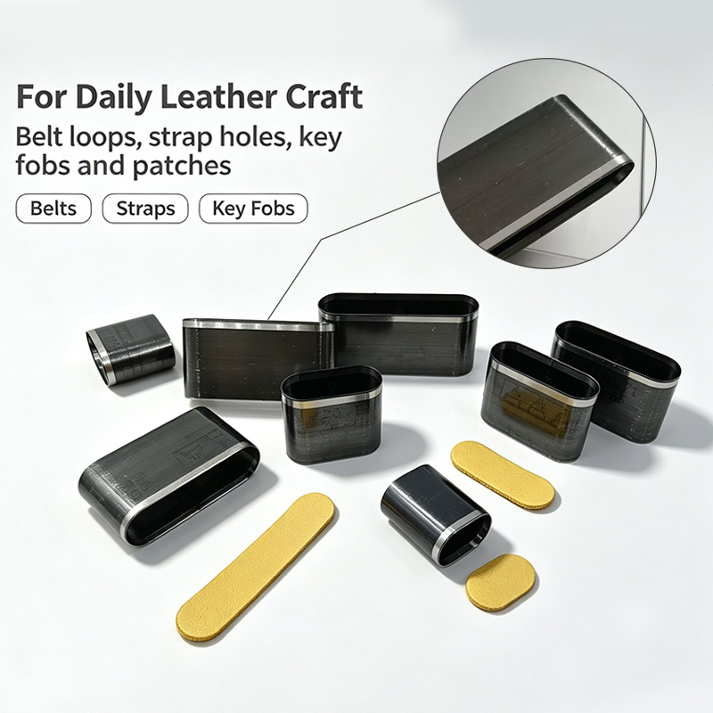 B00023 Set van 8 maten ellips, - Leather Stamp Set recensie en prijs