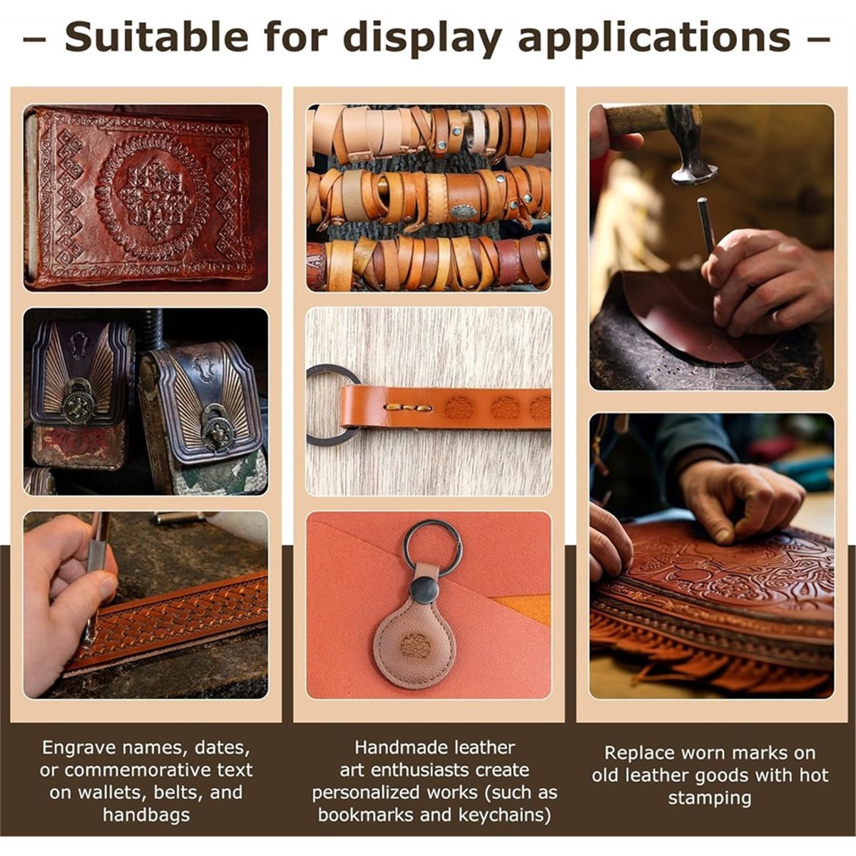 828 Mega Sale 6-delige lederen - Leather Stamp Set recensie en prijs