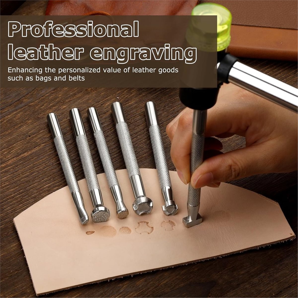 828 Mega Sale 6-delige lederen - Leather Stamp Set recensie en prijs